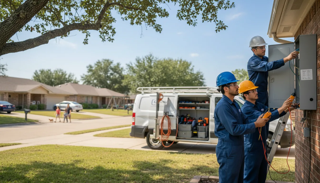 Certified electrician providing emergency electrical services in Walker, MO